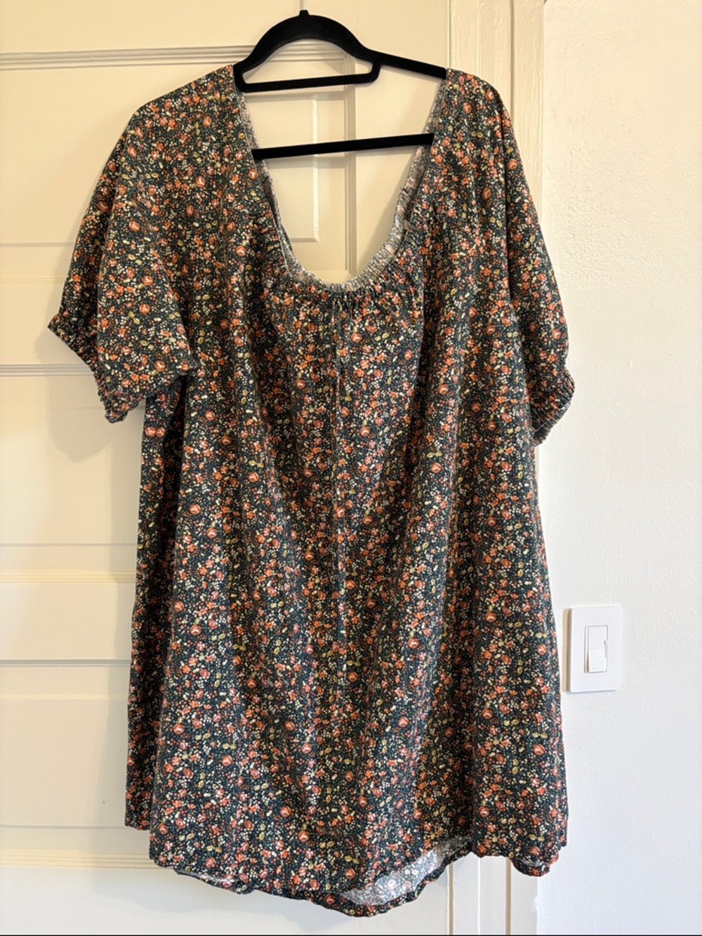 Doen floral boho mini dress size medium